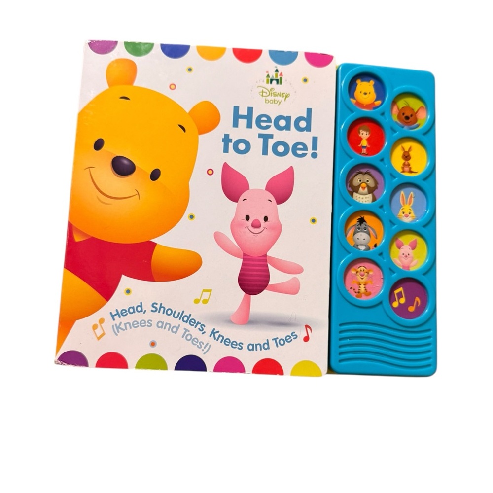 Disney Head to Toe! Sound Book with Colorful Piano Buttons